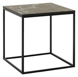 Hanah Home Fekete Márvány Kisasztal Shp-950-Qq-1