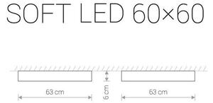 Lámpa Nowodvorski SOFT LED GRAPHITE 60x60 7530