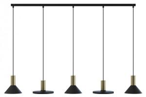 Lámpa Nowodvorski HERMANOS V BLACK/SOLID BRASS 8032