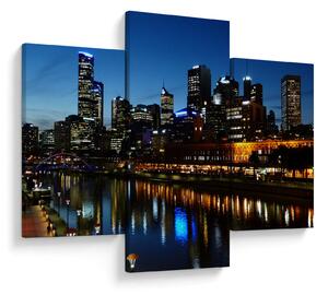 Éjszaka Melbourne-ben (90x60 cm)