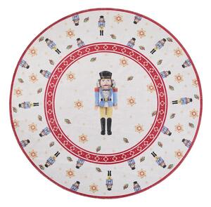 Piros kerek szőnyeg karácsonyi mintával ø 160 cm Toy's Delight Nutcracker – Villeroy&Boch
