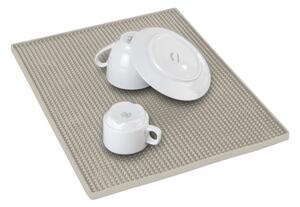 Bézs gumi edénycsepegtető alátét 40x30 cm Maxi – Wenko