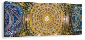 A Siena templom mennyezetének képe (120x50 cm)