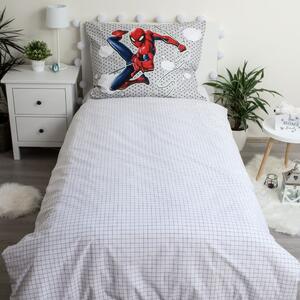 Pamut gyerek egyszemélyes ágyneműhuzat, világító hatással 140x200 cm Spiderman - Jerry Fabrics