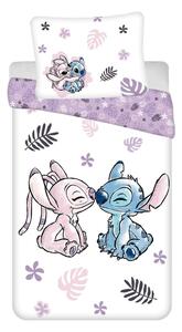 Egyszemélyes pamut gyerek ágyneműhuzat 140x200 cm Lilo and Stitch – Jerry Fabrics