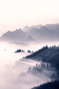 Művészeti fotózás Misty mountains, Sisi & Seb, (26.7 x 40 cm)