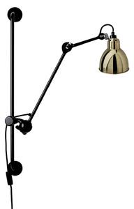 Fali Lámpa Lampe Gras, 201 Round, Fekete, Nappali, Fém, Dizájn