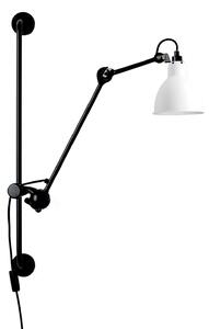 Fali Lámpa Lampe Gras, 201 Round, Fekete, Nappali, Fém, Dizájn