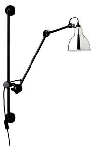 Fali Lámpa Lampe Gras, 201 Round, Fekete, Nappali, Fém, Dizájn