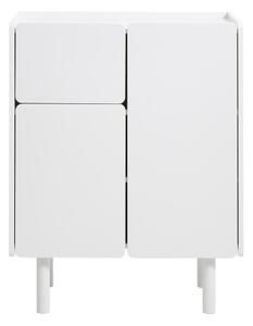 Fehér szekrény 80x100x40 cm Bera – Unique Furniture