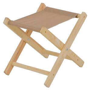 Patio Hampton összecsukható szék fából 36x31.5x34 cm bézs