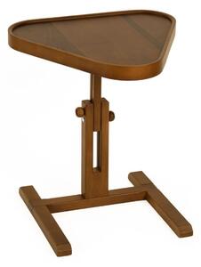 Hanah Home Side Table Walnut Opus Ucgen 46 - Walnut