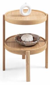 Hanah Home Side Table Oak Milan Yuvarlak 45 - Oak