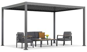 Amarante terasz pergola 3 x 4 m Garden Point antracit