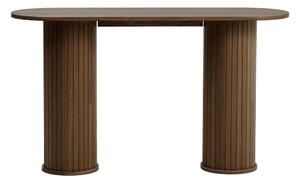 Barna konzolasztal 40x130 cm Nola – Unique Furniture