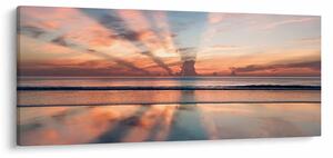 Nap sugarak képe Dayton Beach felett (120x50 cm)