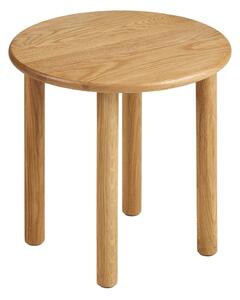 Tölgyfa kerek tárolóasztal ø 40 cm Jena – House Nordic