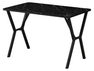 Hanah Home étkezőasztal Black Elma 110 - Fekete