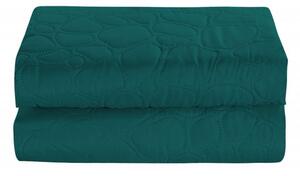 STONE türkiz ágytakaró mintával 200x220 cm