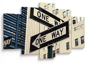 Kép - New York ONE WAY (150x105 cm)