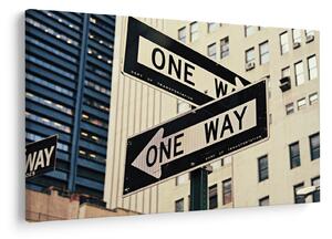 Kép - New York ONE WAY (90x60 cm)