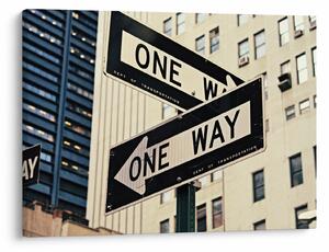 Kép - New York ONE WAY (70x50 cm)
