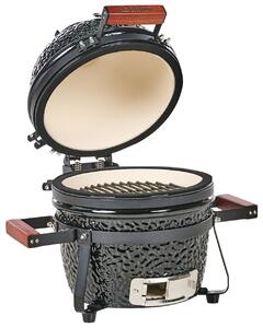 Mini grillező KAMADO Kerámia Fekete