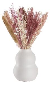 AYAKA váza, fehér 20cm