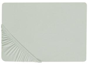 Gumis lepedő JANBU Pamut 160 x 200 cm Világoszöld