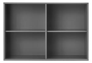 Antracitszürke függő könyvespolc 89x61 cm Mistral – Hammel Furniture