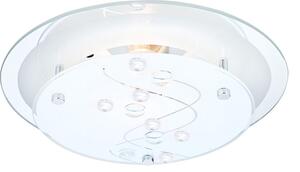 BALLERINA I Mennyezeti lámpa, króm/tükör/üveg, 1xE27; átm:25cm - Globo 48090