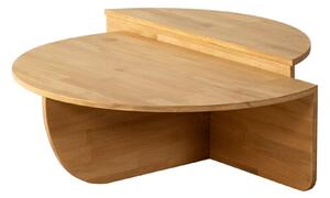 Hanah Home dohányzóasztal szett Oak Podium Wood - tölgy