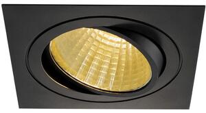 Süllyesztett LED spotlámpa 24,5 W, melegfehér, fekete (New Tria 114280)
