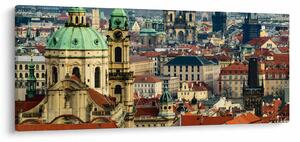 Kép - Prágai panoráma (120x50 cm)