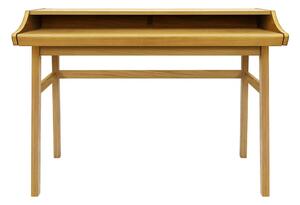 Szekreter típusú íróasztal tölgyfa dekorral 44x115 cm Carteret – Woodman