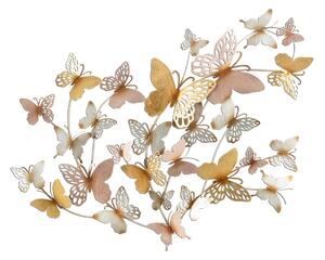 Fém fali dekoráció 132x95,5 cm Butterflies - Mauro Ferretti
