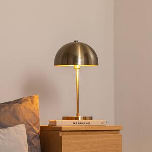 Opviq Varzan 10857 asztali világítás, antik arany, fém, magasság 50 cm, Bronz / antik sárgaréz, Nappali / Étkező, fém