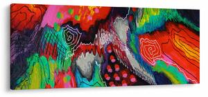 Absztrakt kép - színek (120x50 cm)