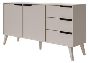 Komód Otis, Laminált forgácslap, 80x160x40cm, Kasmír