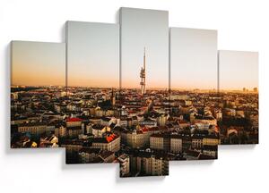 Naplemente Zizkov felett (150x105 cm)