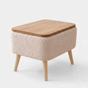 Hanah Home Side Table Beige Nora - Beige