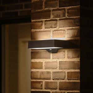 Nordlux LED kültéri fali világítás Monay Square fekete IP44, Fekete, Műanyag, Skandináv