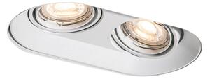 Kerek beépíthető spotlámpa fehér GU10 50 mm 2-fényes - Hubs