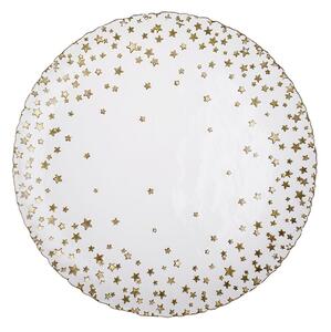 STARS üveg tál, Ø 32 cm
