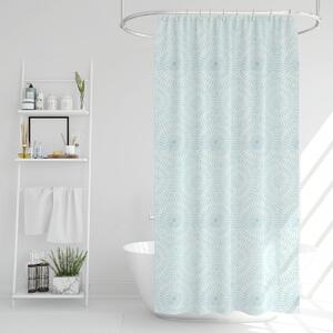 Poly zuhanyfüggöny, kék, 180 x 180 cm