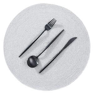AMBIENTE étkezési alátét Ø38cm, ezüst