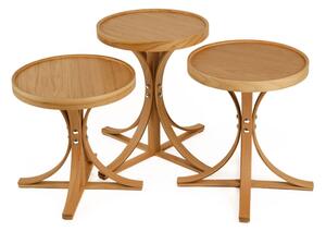Hanah Home Behelyezhető Asztal (3 darab) Oak Palm 3 - Oak v2