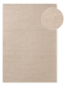 Bézs kézi szövésű gyapjú szőnyeg 140x200 cm Lyon Beans – Elle Decoration