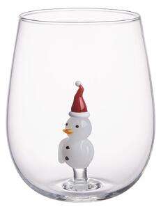 MERRY & JOY pohár, hóember 450 ml
