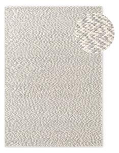 Világosszürke-krémszínű kézi szövésű gyapjú szőnyeg 140x200 cm Lyon Beans – Elle Decoration